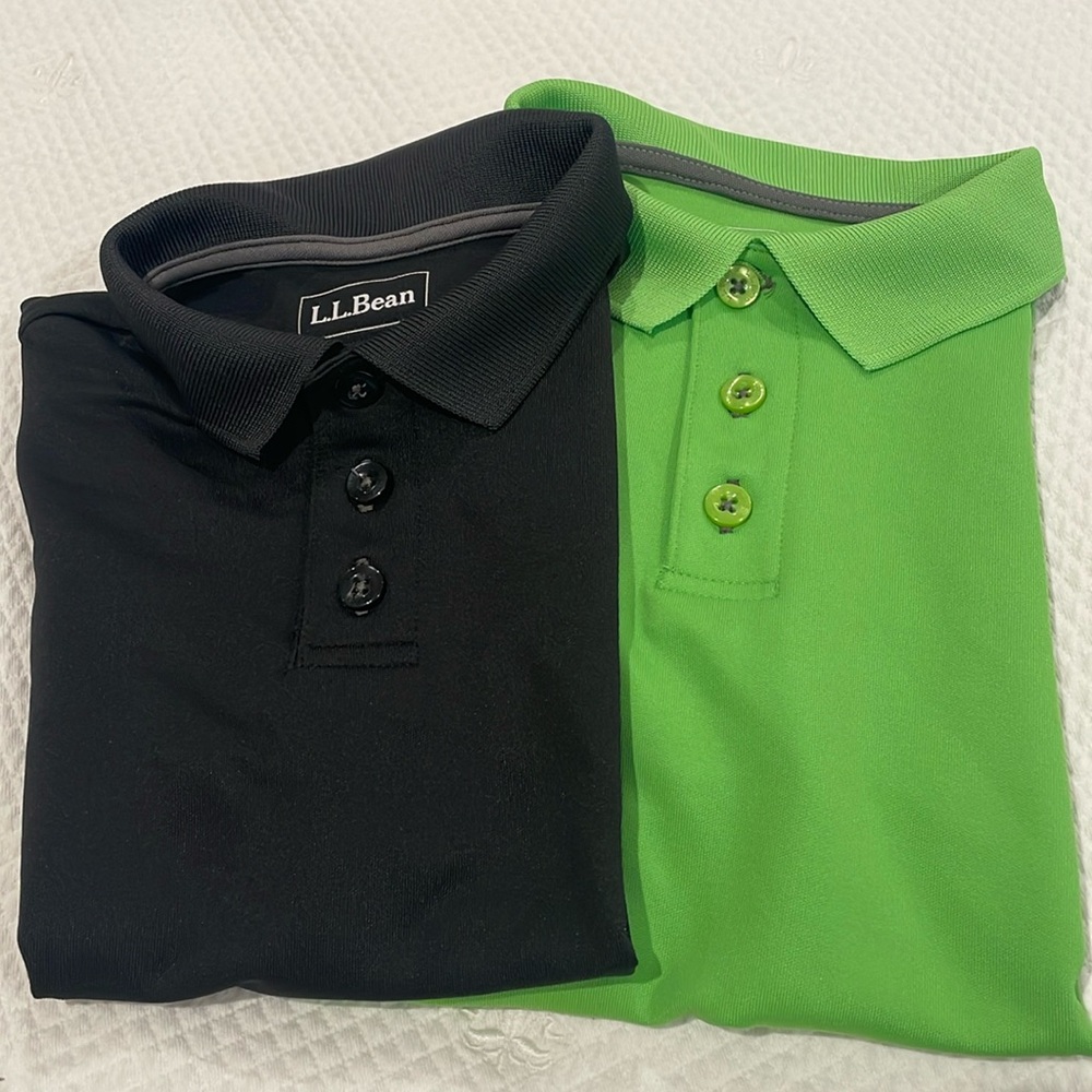 Bundle two LLBean Polo Style shirts size 6x-7